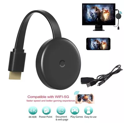 4K 1080P Wireless TV Stick WIFI Display Dongle HDMI Receiver Airplay Miracast • $11.49