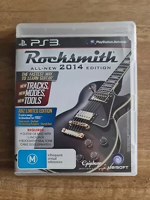 Rocksmith 2014 - PS3 - Learn To Play Guitar - Complete W/manual • $20