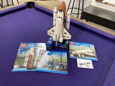 $70 • Buy LEGO CITY: Spaceport (60080) Space Shuttle, Carrier, And Booster Rockets. 90% C