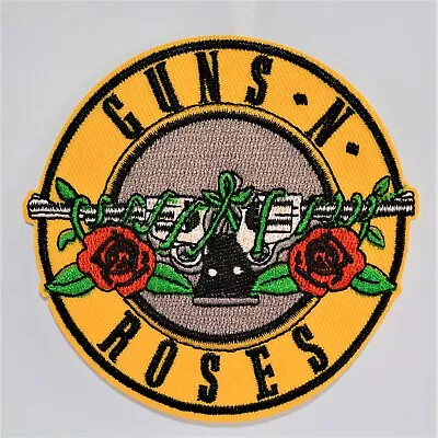 Guns Roses Logo Iron On Patch Sew Embroidered Retro Band Metal Music Slash Axel • $7