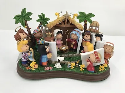 Danbury Mint The Peanut Christmas Nativity Snoopy Charlie Brown & Lucy • $269.99