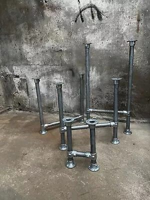 £55 • Buy Table Leg Metal Dining Coffee Bench Galvanised Outside Steel Garden Heavy GTL4