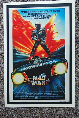 Mad Max  Movie Poster Lobby Card #3 Mel Gibson George Miller  • $4