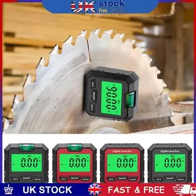 360° Magnetic Digital Protractor Angle Finder Gauge Inclinometer Level Meter UK • £11.59