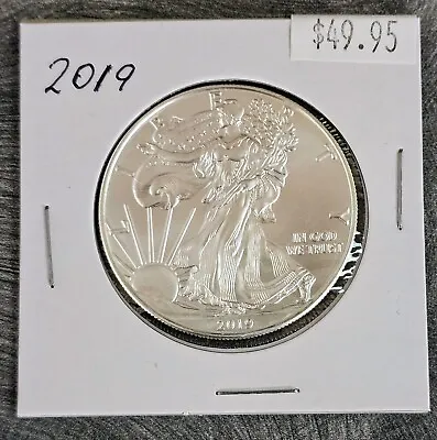 2019 American Silver Eagle BU 1 Oz Coin US $1 Dollar Mint Uncirculated Brilliant • $42.01