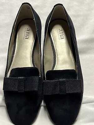 Women's ANA- Black  SLip On SHoes- Size 7.5 M • $4.99