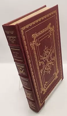 Franklin Library Michel De Montaigne Twenty-Nine Essays Vintage Leatherette HC • $10.99