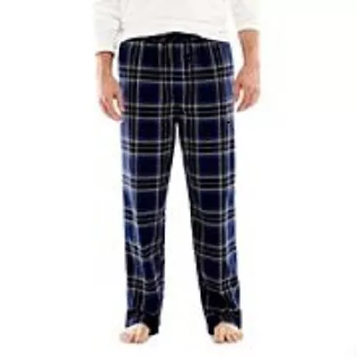 $24.99 • Buy Men's Stafford® Flannel Pajamas- Big & Tall XXLT Color NAVY PLAID  NEW WITH TAG