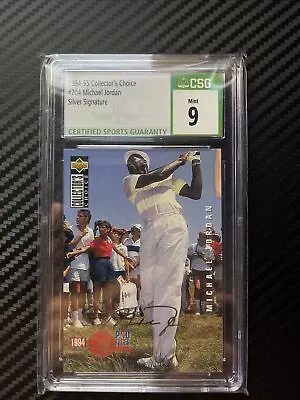 1994-95 Collector's Choice Silver Signature Michael Jordan #204 MJ Golfing CSG9 • $175