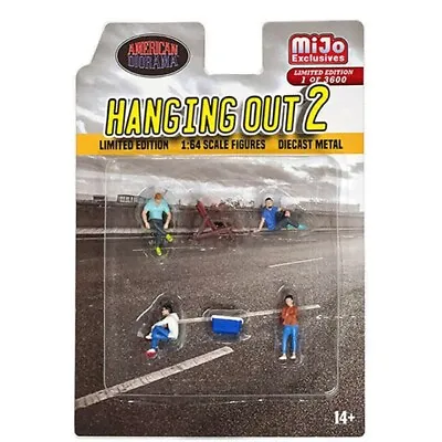 American Diorama 1:64 Diecast Metal Hanging Out 2 Figures Set • $9.99