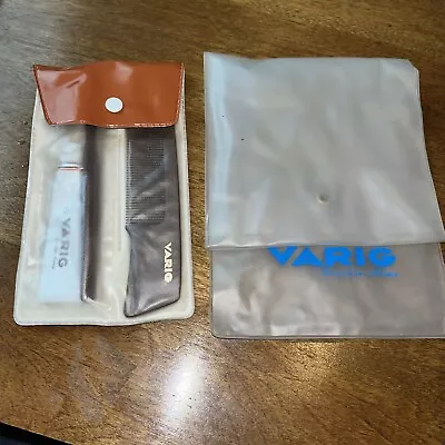 Varig Brazilian Airlines Comb Toothbrush & Toothpaste Retro Free Shipping USA • $23