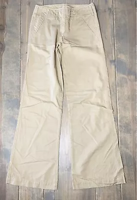 Vince By Vince Camuto Women's Khaki Flare Casual Pants Flat Front Size: 4 • $14.95