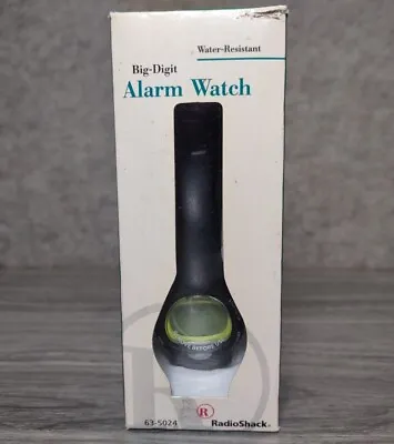 Genuine Radio Shack (635024) Big-Digit Display Digital Alarm Wrist Watch *READ* • $59.95