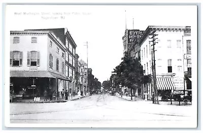 C1920s West Washington St. Looking Public Square Hagerstown Maryland MD Postcard • $19.47