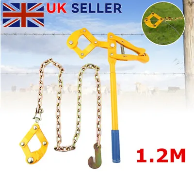 £26.99 • Buy Chain Strainer Monkey Cattle Wire Fence Pull Stretcher Tensioner Load 800kg
