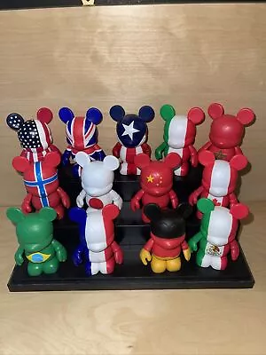 Vinylmation Flags Set Of 13 RARE USA Canada China Mexico Japan UK Brazil & More • $89