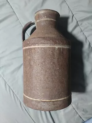 Vintage Roman Dairy Co Metal Milk Jug Churn Mass Seal F Charlestown Berkley MA • $68.99