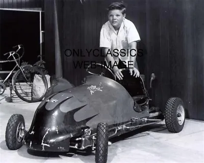 1950's Le Aaker Rin Tin Tin TV Show 1/4 Midget Go Kart Auto Racing 8X10 Photo • $14.41