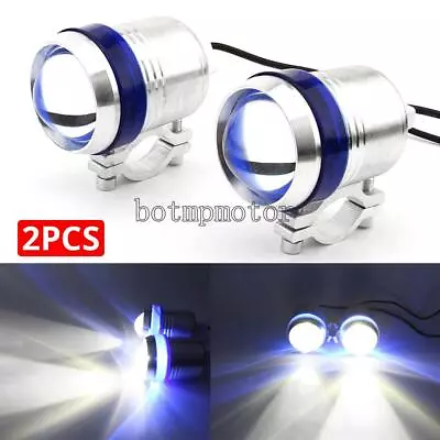 Motorcycle LED Fog Spot Lights For Harley Davidson Road King Road Glide Touring • $26.21