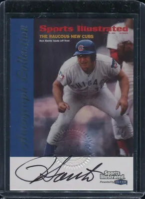 $39.99 • Buy 1999 Fleer Sports Illustrated Autograph Collection Ron Santo