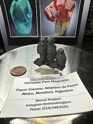 Hematite After Magnetite From Argentina Display Mineral Specimen • $60