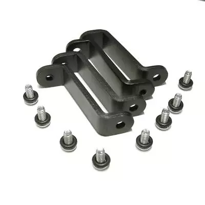 XSPC 6-32 UNC Aluminium Radiator Mounting Bracket Set - Black • £7.50