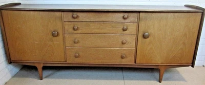 £450 • Buy A. Younger Teak Sideboard Mid Century Ready For Staining/Oiling Excellent Condit