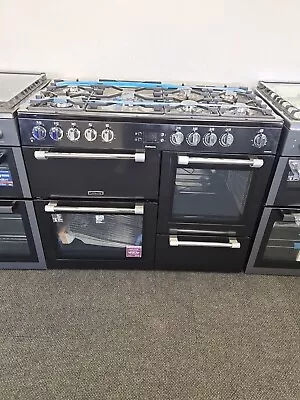 Leisure CK110F232K Cookmaster 110cm Dual Fuel Range Cooker 7 Burners A/A Black • £899