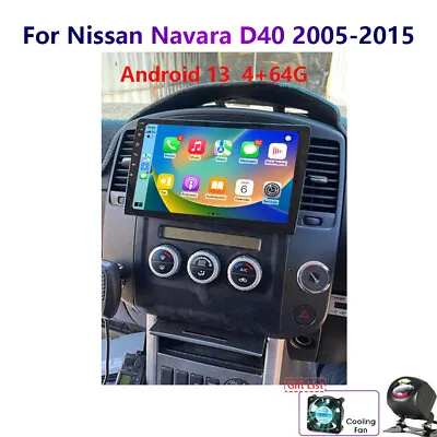 Android13 4-64G For Nissan Navara D40 2005-2015 Carplay Car Stereo Radio GPS CAM • $263.99