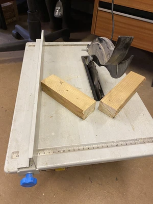 £35 • Buy Mac Allister Table Top Saw