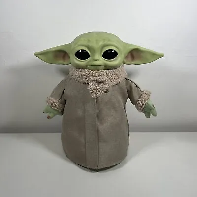 Star Wars Squeeze &  Walking Talking Grogu Collectable Interactive Baby Yoda 1:1 • £19.95