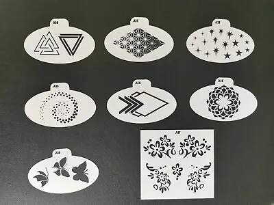 £18 • Buy Stencil Set - 8 Stencils - For Airbrush Body And Face Painting