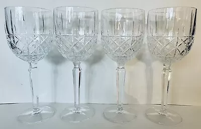 Set Of FOUR Waterford Crystal Marquis Wine Brandy Water Goblets Glasses EUC • $35.95