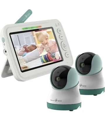 Heart Of Tafiti Baby Monitor With Cameras And Night Vision 5  720P HD Quad View • £139.99