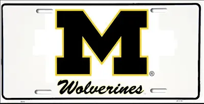 University Michigan Wolverines License Plate / Football / College U Of M Sign • $24.99
