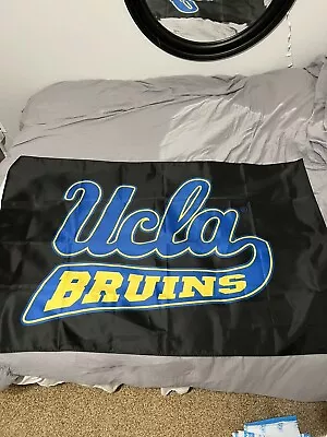 UCLA Bruins University Of California 3x5 Feet Flag Black Los Angeles Man Cave • $10.99