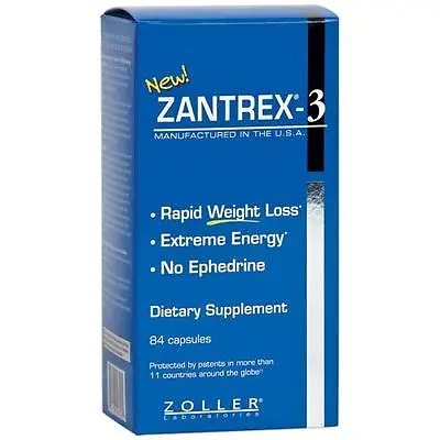Zoller Labratories ZANTREX-3 Rapid Weight Loss & Extreme Energy 84 Capsules • $32.99