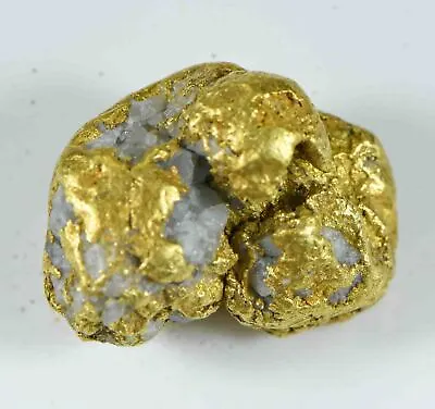 QN-22  Alaskan BC Gold Nuggets With Quartz  Genuine 5.48 Grams • $466.91