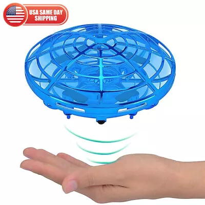 UFO Mini Drone Quad Induction Levitation Hand Operated Helicopter Toys Kid Gift • $12.99