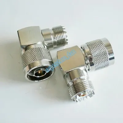 UHF SO-239  Female To N Male Right Angle 90° RF Adapter Connector • $3.79