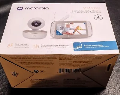 Open Box Motorola Baby Monitor - VM50G Video Baby Monitor With 1000ft Range  • $47.99