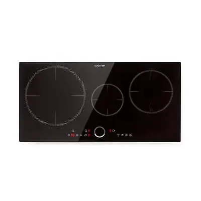 Induction Hob 80 Cm 3 Ring Glass Ceramic Electric Induction Range Cooker Timer • £393.32