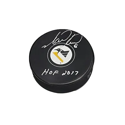 $51.99 • Buy MARK RECCHI Signed Pittsburgh Penguins Puck - HOF 2017