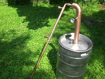 Beer Keg ELBOW Kit 2  Copper Pipe Moonshine Still Pot Still Column Reflux • $175.99