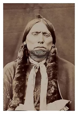 Chief Quanah Parker Native American Leader Portrait 4x6 Photo • $7.97