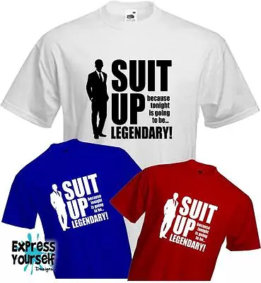 £9.99 • Buy SUIT UP - How I Met Your Mother HIMYM - Barney Stinson - Quality - NEW - T-Shirt