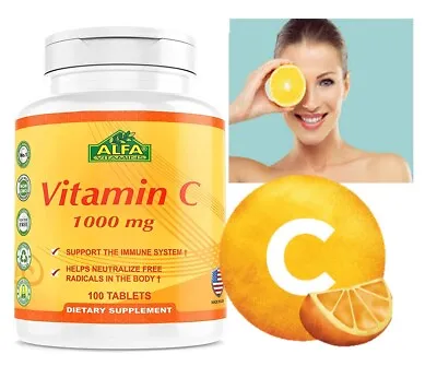 Vitamin C 1000 Mg. 100 Tablets / La Mejor Y Original Vitamina C Made In USA • $12.70