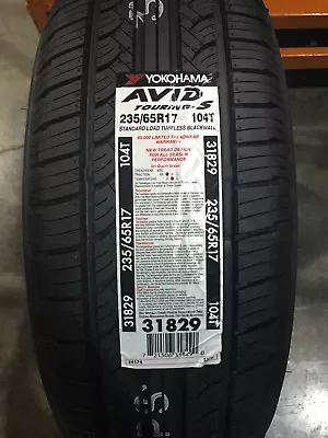 4 New 235 65 17 Yokohama Avid Touring-S Tires • $579