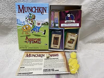 RARE! 2014 OOP Munchkin Adventure Time Steve Jackson Card Game COMPLETE!+ DVD • $69.98