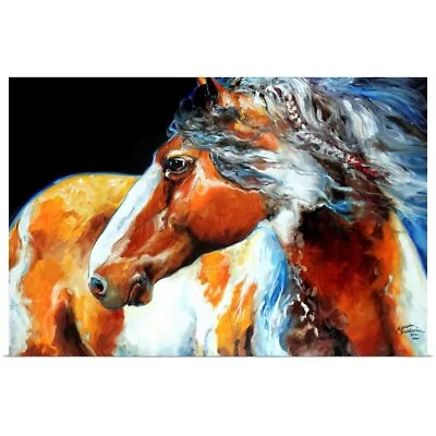 Mohican Indian War Horse Poster Art Print Horse Home Decor • $29.99